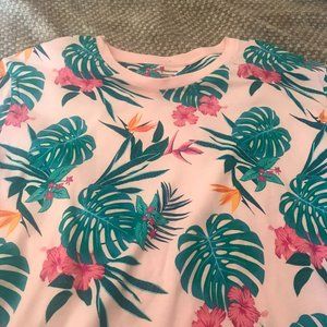 No Boundaries tropical t-shirt short sleeves XL